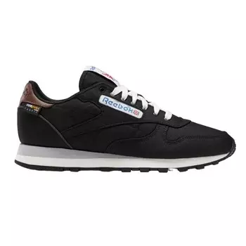Кроссовки Reebok Classic Leather, черный/мультиколор