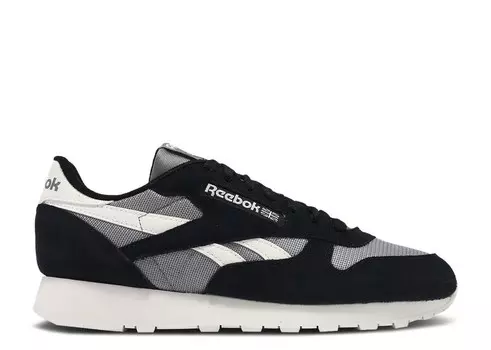 Кроссовки Reebok Classic Leather, цвет Black Pure Grey
