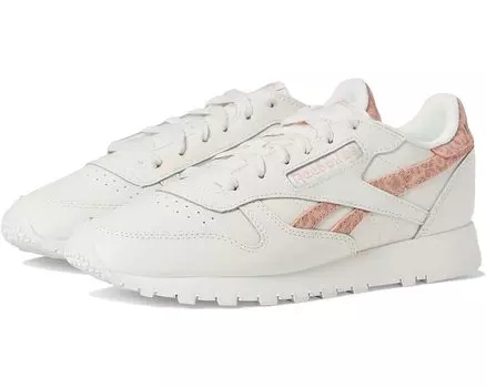 Кроссовки Reebok Classic Leather, цвет Chalk/Aura Orange