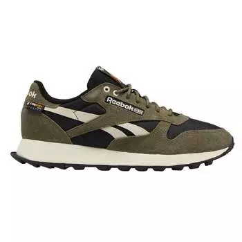 Кроссовки Reebok Classic Leather, хаки/мультиколор