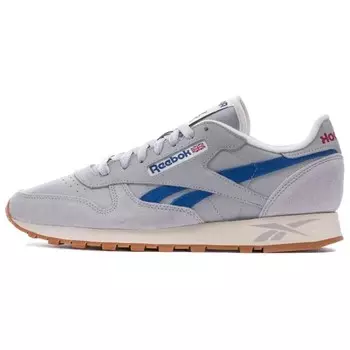 Кроссовки Reebok Classic Leather Lifestyle Shoes Men Low-top Gray, серый
