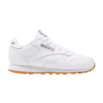 Кроссовки Reebok Classic Leather Little Kid, белый