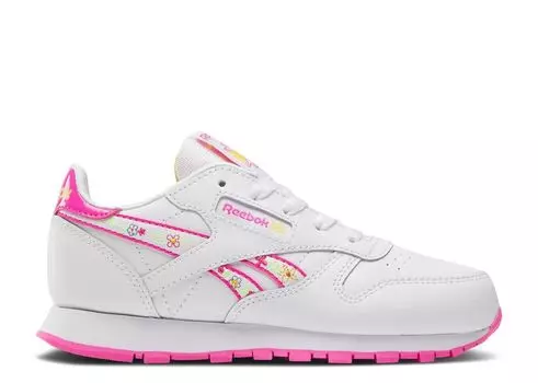 Кроссовки Reebok Classic Leather Little Kid, цвет Floral