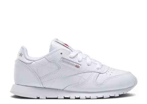 Кроссовки Reebok Classic Leather Little Kid 'Triple White', белый