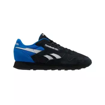 Кроссовки Reebok Classic Leather Make It Yours, черный/синий/серый