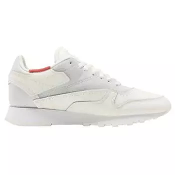 Кроссовки Reebok Classic Leather Make It Yours, белый/серый