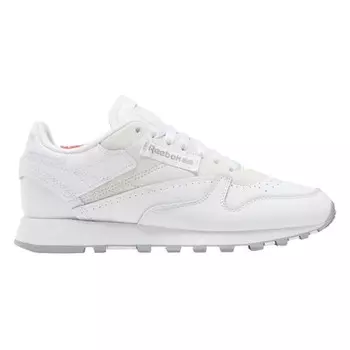 Кроссовки Reebok Classic Leather Make It Yours Women's, белый/серый