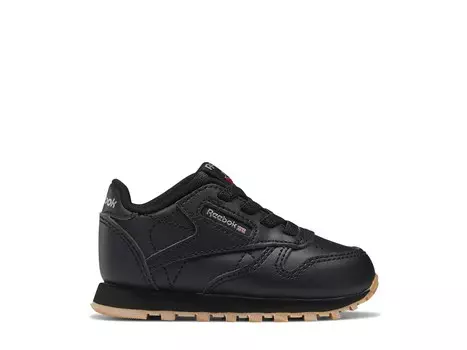 Кроссовки Reebok Classic Leather Slip-On, черный/коричневый