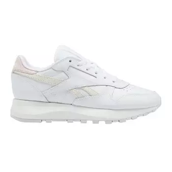 Кроссовки Reebok Classic Leather SP Women's, белый/бледно-розовый
