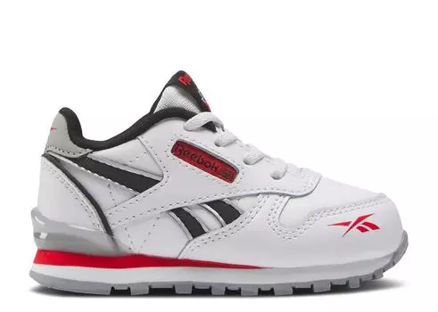 Кроссовки Reebok Classic Leather Step 'N' Flash Toddler 'White Vector Red', белый