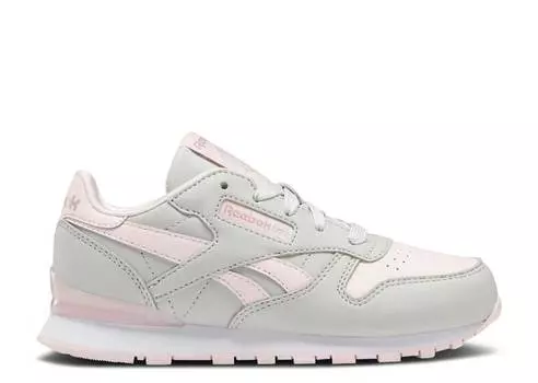 Кроссовки Reebok CLASSIC LEATHER STEP 'N' FLASH LITTLE KID 'GREY PORCELAIN PINK', серый