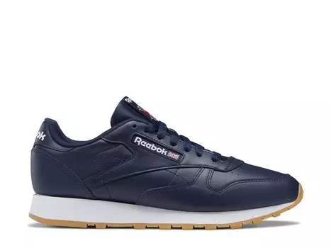 Кроссовки Reebok Classic Leather, темно-синий