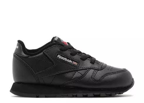 Кроссовки Reebok CLASSIC LEATHER TODDLER 'TRIPLE BLACK', черный