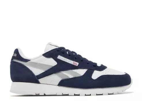 Кроссовки Reebok CLASSIC LEATHER 'VECTOR NAVY WHITE', нави