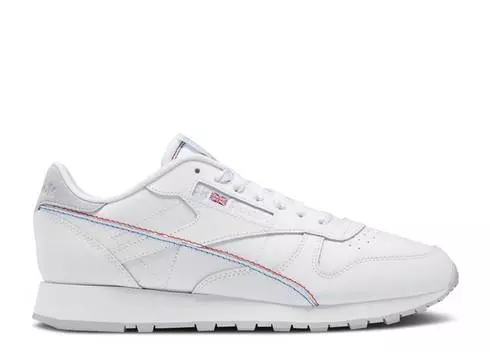 Кроссовки Reebok CLASSIC LEATHER 'WHITE VECTOR BLUE', белый