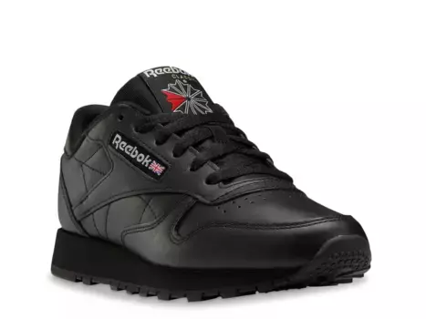 Кроссовки Reebok Classic Leather — женские, черные