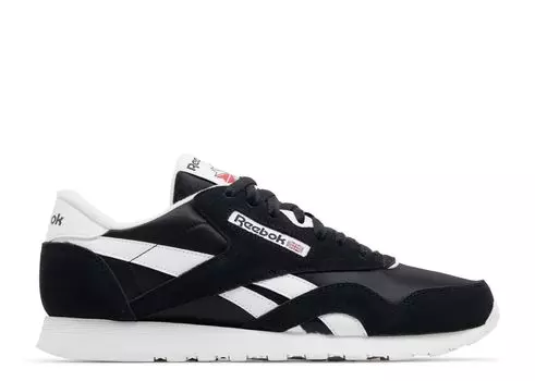 Кроссовки Reebok Classic Nylon 'Black White' 2023, черный