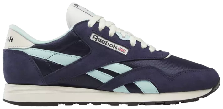Кроссовки Reebok Classic Nylon 'Vector Navy Glitch Aqua', синий