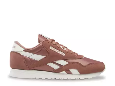 Кроссовки Reebok Classic Nylon — женские, красно-коричневые
