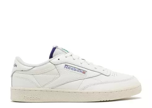 Кроссовки Reebok Club C 85 'Chalk Bold Purple', белый