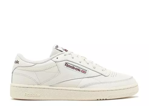 Кроссовки Reebok Club C 85 'Classic White Collegiate Burgundy', белый