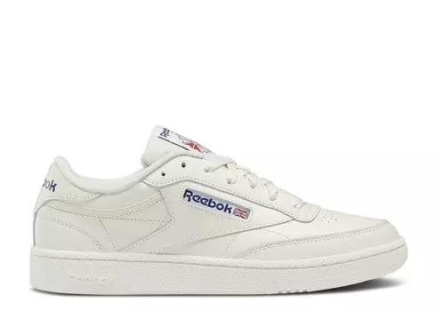 Кроссовки Reebok Club C 85, цвет Chalk Classic Cobalt