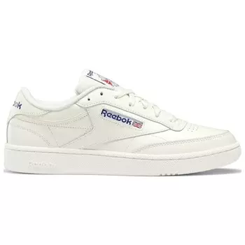 Кроссовки Reebok Club C 85, цвет Chalk/Chalk/Classic Core Black