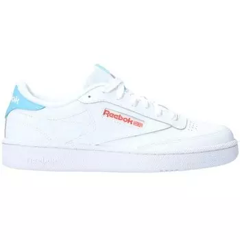 Кроссовки Reebok Club C 85, цвет Ftwwht/Kinblu/Dynred
