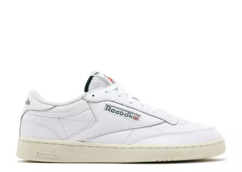 Кроссовки Reebok Club C 85 'Footwear White Dark Green', белый
