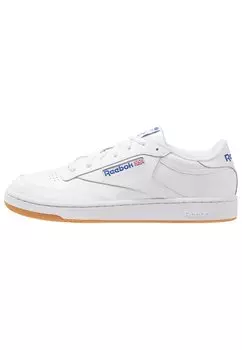 Кроссовки Reebok Club C 85 Unisex, белый / королевский