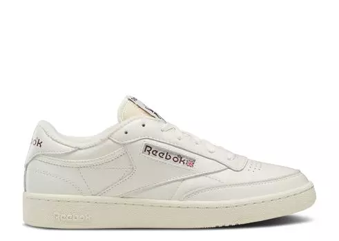 Кроссовки Reebok Club C 85 Vintage 'Chalk Maroon', кремовый
