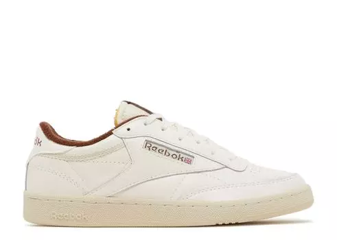 Кроссовки Reebok Club C 85 Vintage 'Chalk Brush Brown', белый