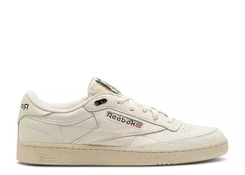 Кроссовки Reebok Club C 85 Vintage 'Chalk Black', кремовый