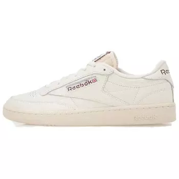 Кроссовки Reebok Club C 85 Vintage 'Chalk Maroon', бежевый