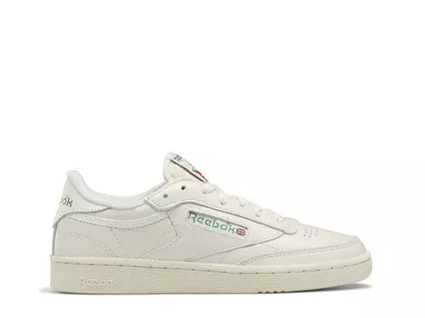 Кроссовки Reebok Club C 85 Vintage, молочный/зеленый