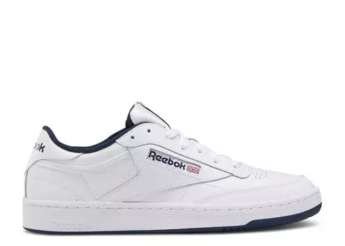 Кроссовки Reebok Club C 85 'White Navy' 2023, белый