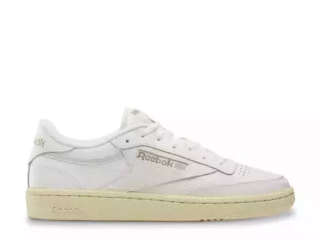 Кроссовки Reebok Club C 85 — женские, кремово-белые
