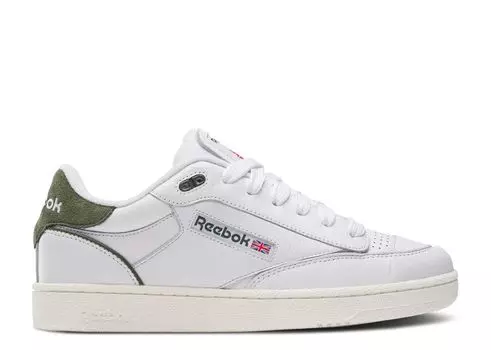 Кроссовки Reebok Club C Bulc 'White Varsity Green', белый