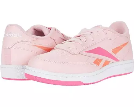 Кроссовки Reebok Club C, цвет Polished Pink/White/Polished Pink