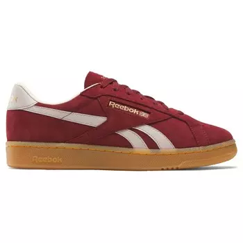 Кроссовки Reebok Club C Grounds Uk, цвет Rich Marooon/Moonstone/Reebok Brass
