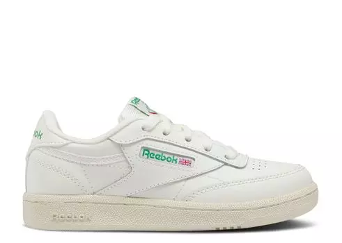 Кроссовки Reebok Club C Little Kid 'Chalk Glen Green', белый