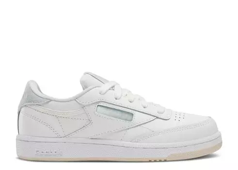 Кроссовки Reebok Club C Little Kid 'Chalk Feel Good Blue', белый