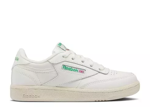 Кроссовки Reebok Club C Little Kid 'Chalk Glen Green', кремовый