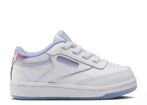 Кроссовки Reebok Club C Little Kid, цвет White Lucid Lilac