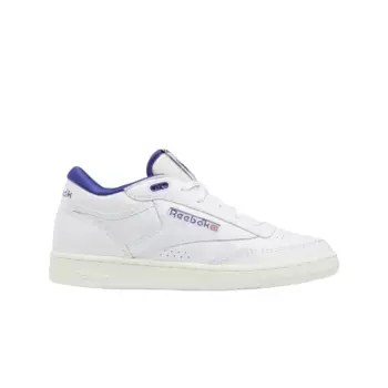 Кроссовки Reebok Club C Mid II Vintage, белый/фиолетовый
