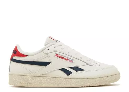 Кроссовки Reebok Club C Revenge 'Chalk Navy Red', кремовый