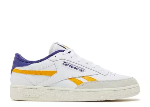 Кроссовки Reebok Club C Revenge 'White Bold Purple', белый