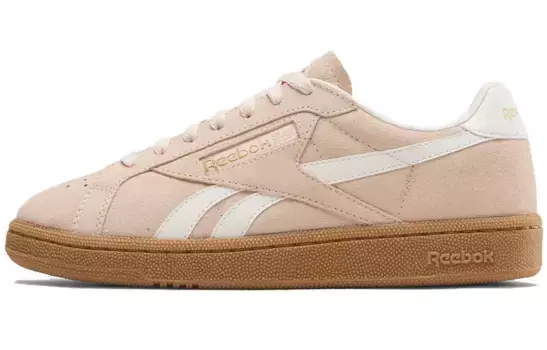 Кроссовки Reebok Club C Skateboarding Shoes Women's Low-top Light Beige, розовый