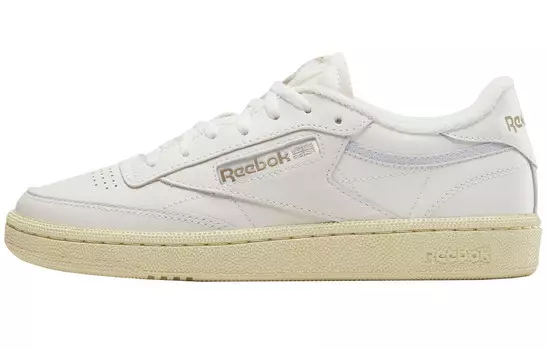 Кроссовки Reebok Club C Skateboarding Shoes Women's Low-top White, белый