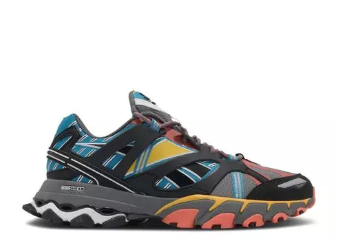 Кроссовки Reebok Dmx Trail Shadow 'Grey Con Blue Cicid Orange', разноцветный